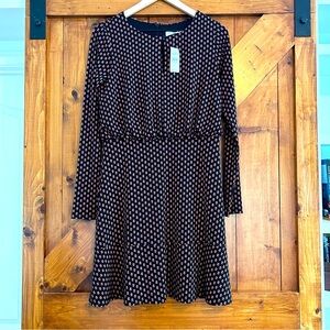 LOFT Ann Taylor NWT 2 $79 Floral Keyhole Dress